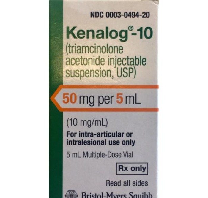 Kenalog 10 - 50 mg/5 ml